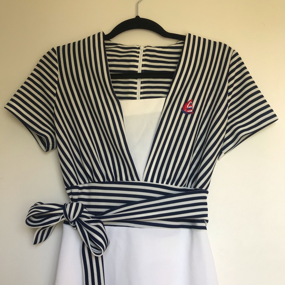 Vintage Jimmy Los Angeles 70s sailor dress